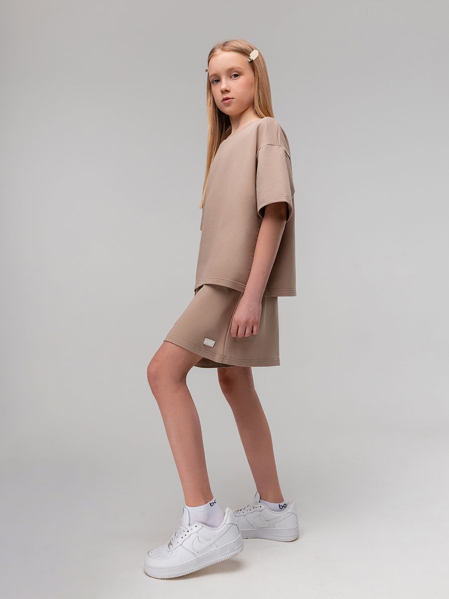 Костюм с юбкой-шортами - фото 5