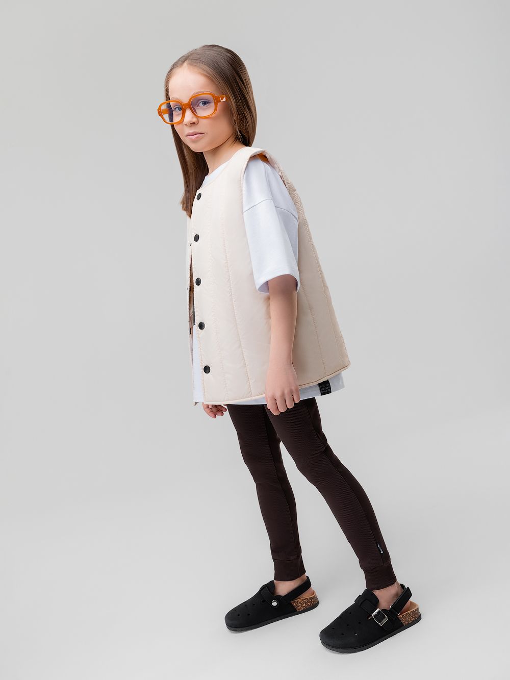 Леггинсы в рубчик - фото 2