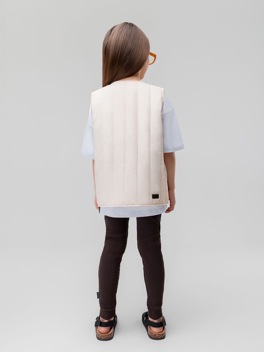 Леггинсы в рубчик - фото 3