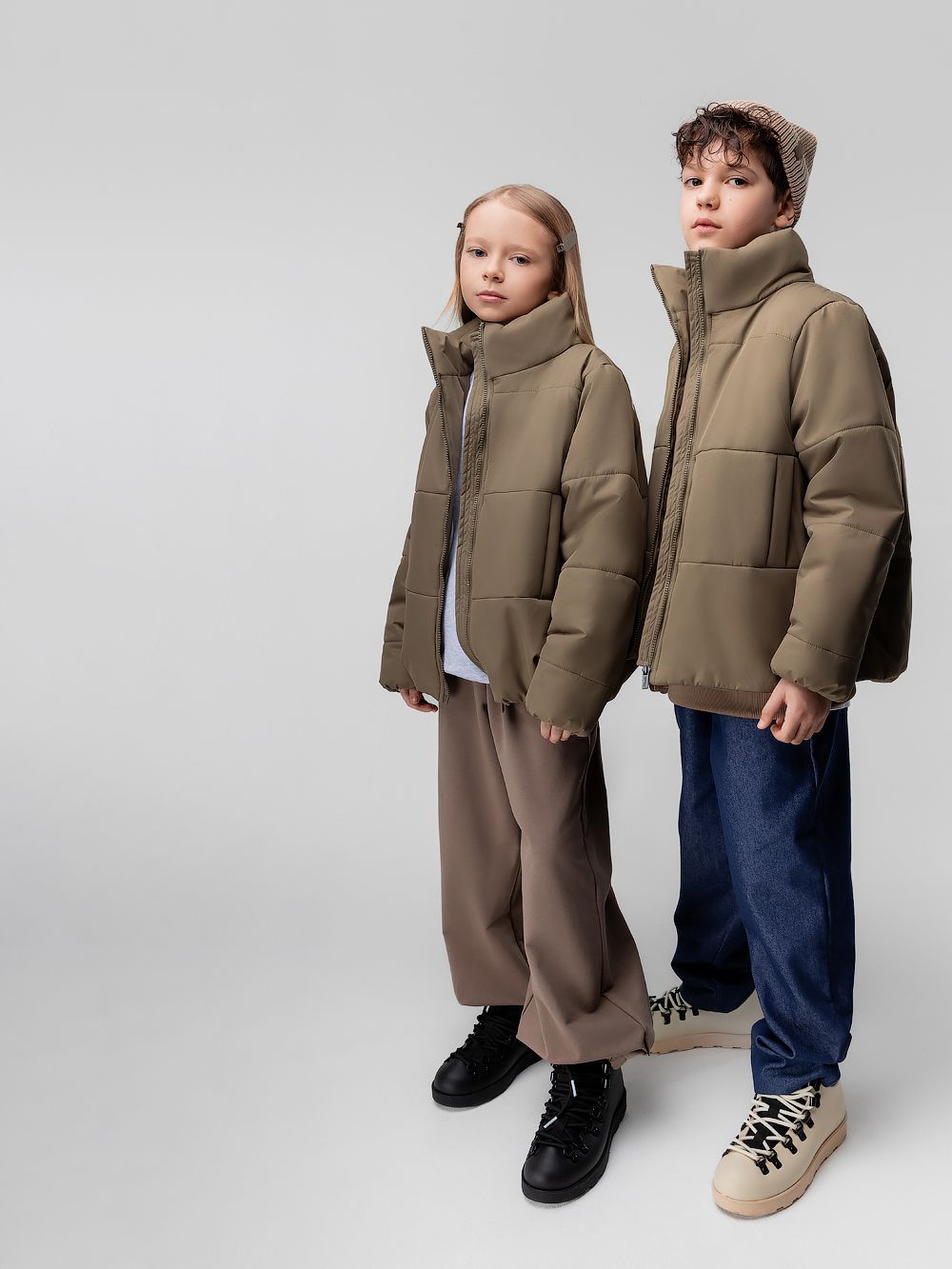 Куртка с воротником стойкой - фото 3