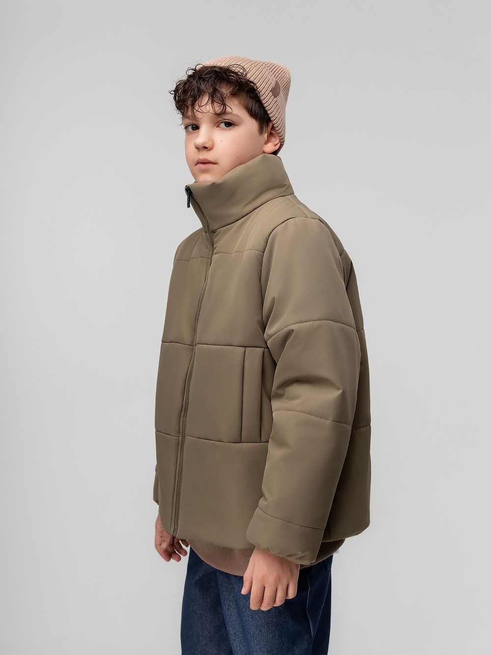 Куртка с воротником стойкой - фото 5