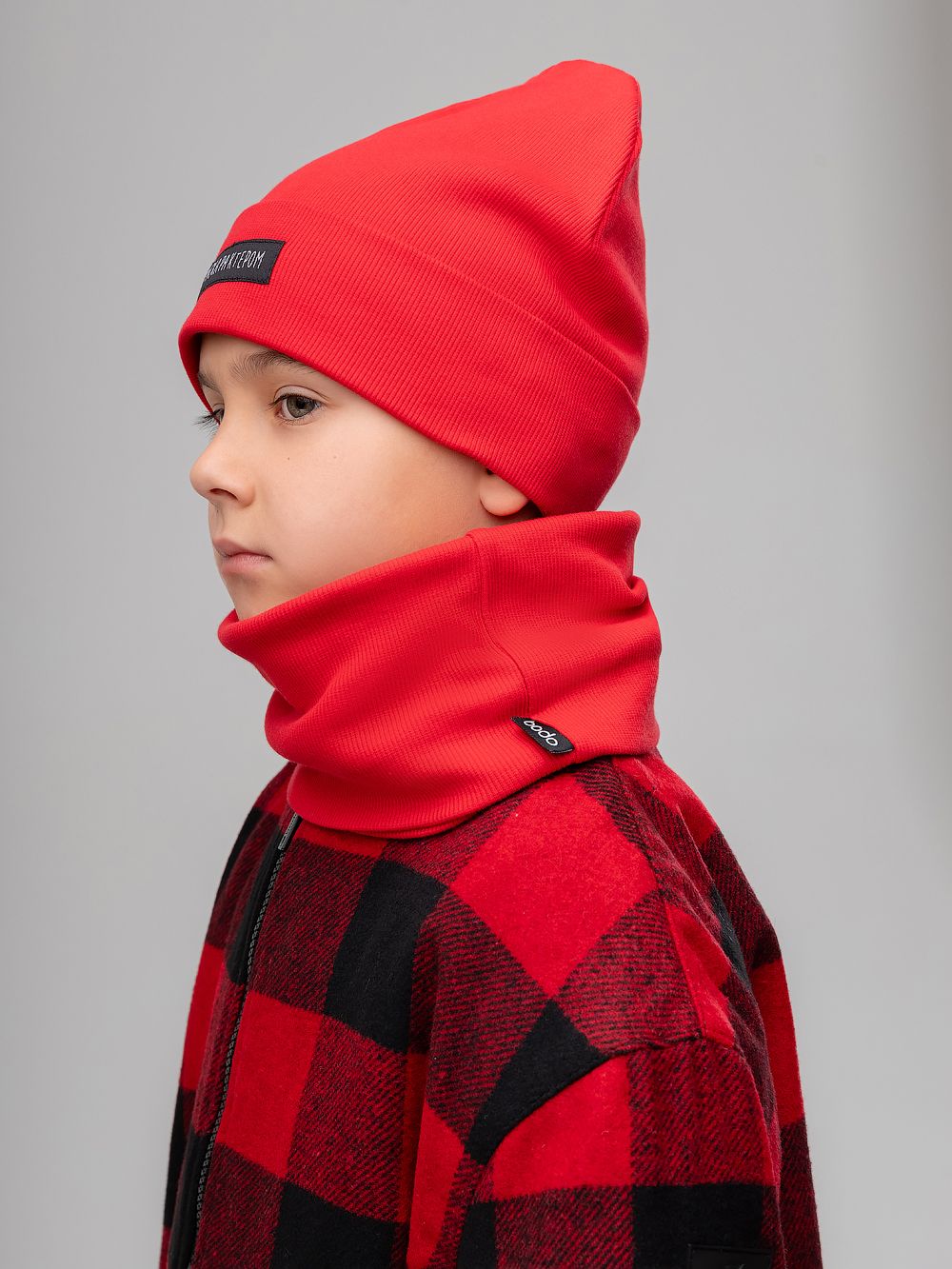 Комплект (шапка, снуд) #Схарактером - фото 2