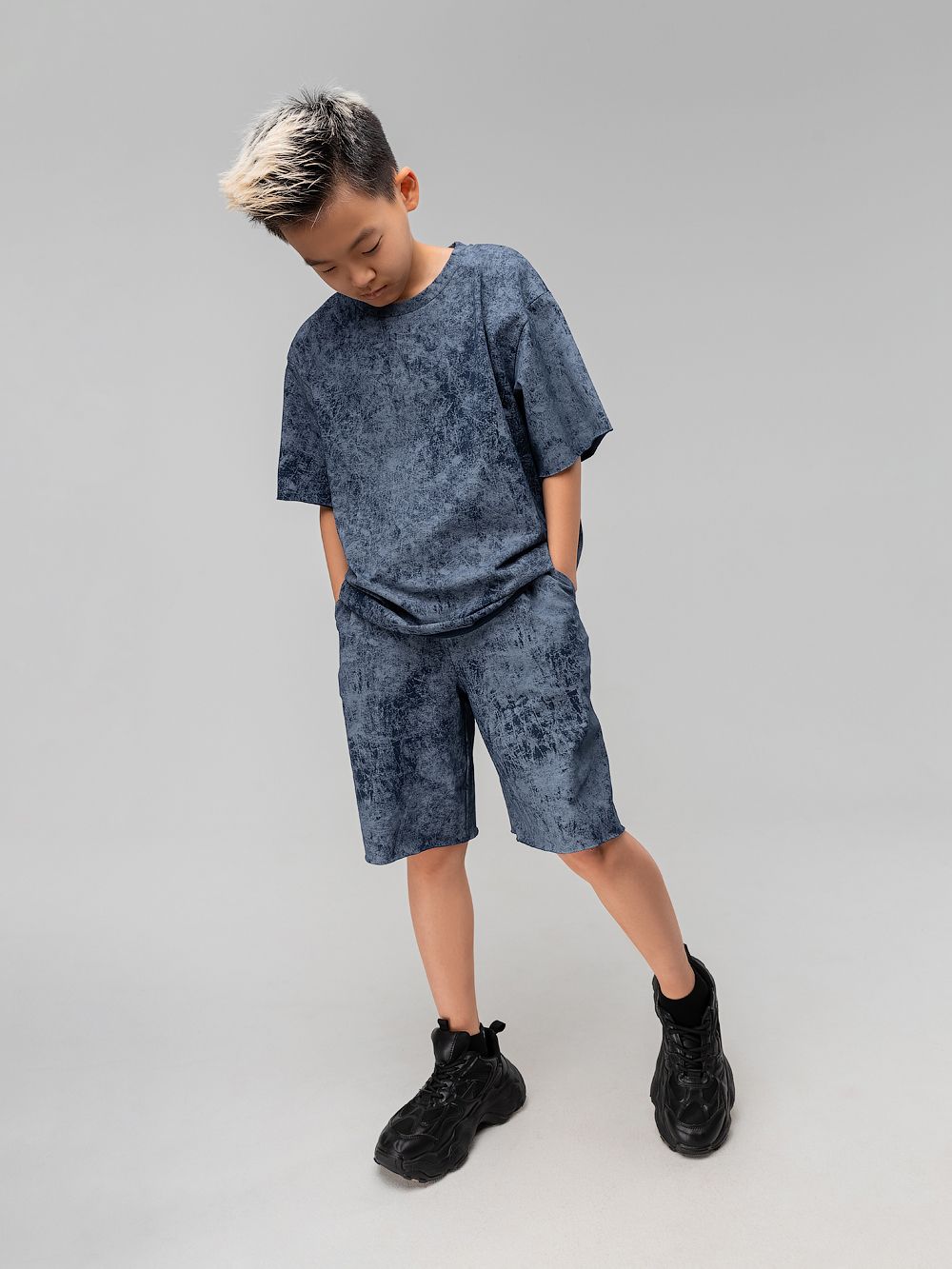 Костюм с необработанным краем - фото 3