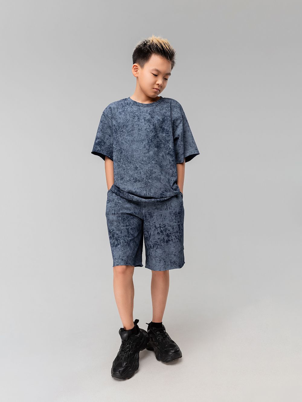 Костюм с необработанным краем - фото 4