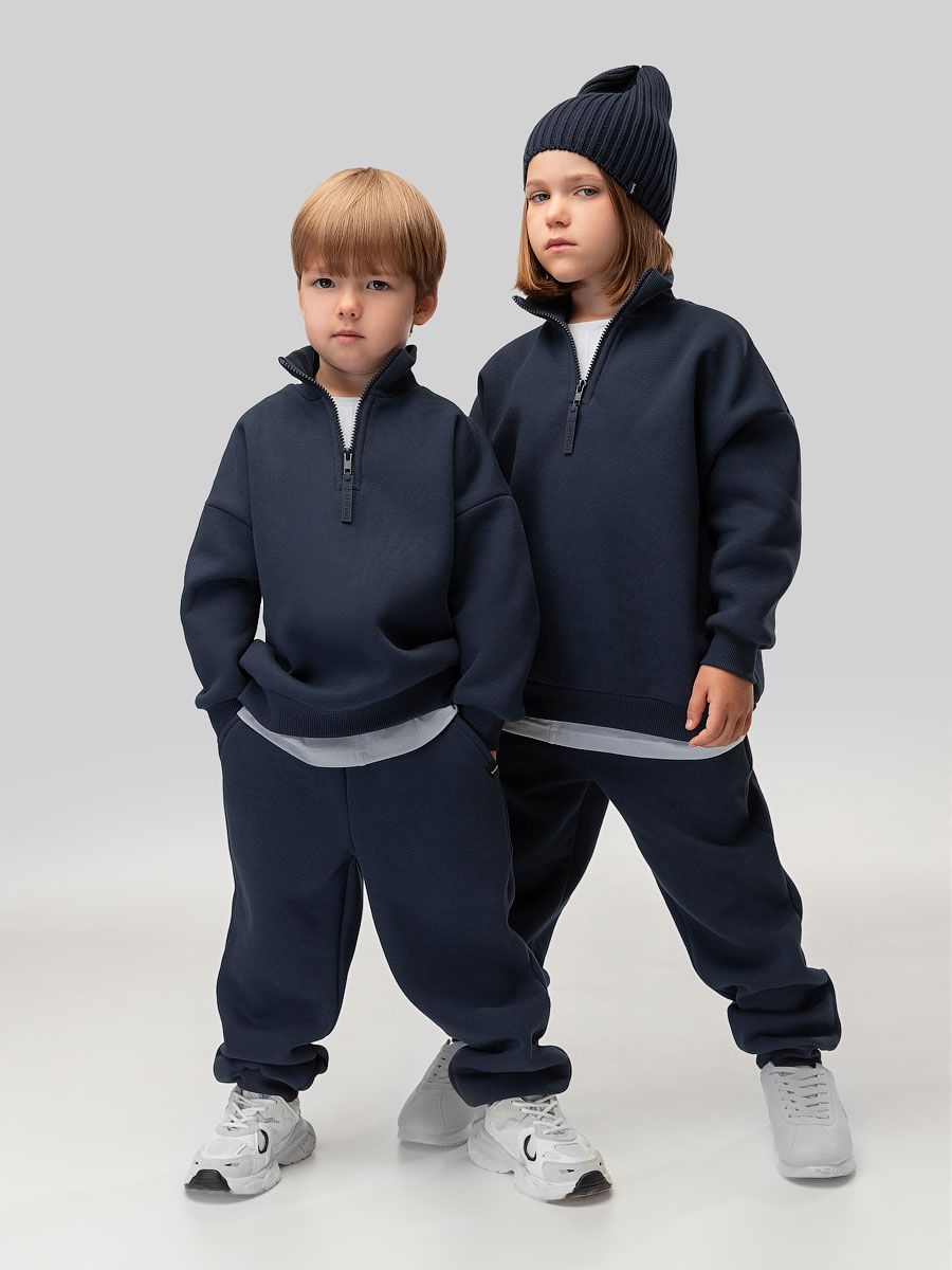 Костюм на полузамке с начёсом - фото 2