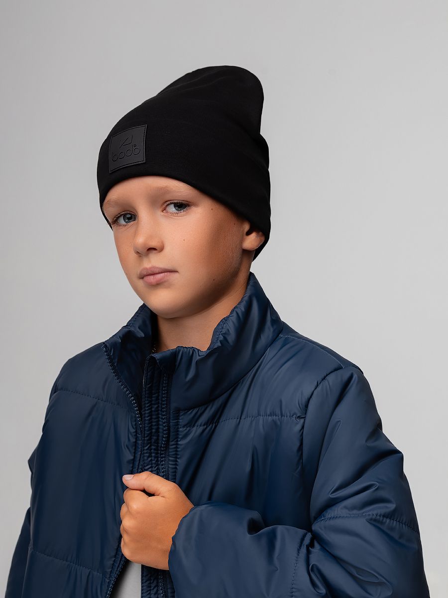 Шапка двойная с отворотом - фото 2