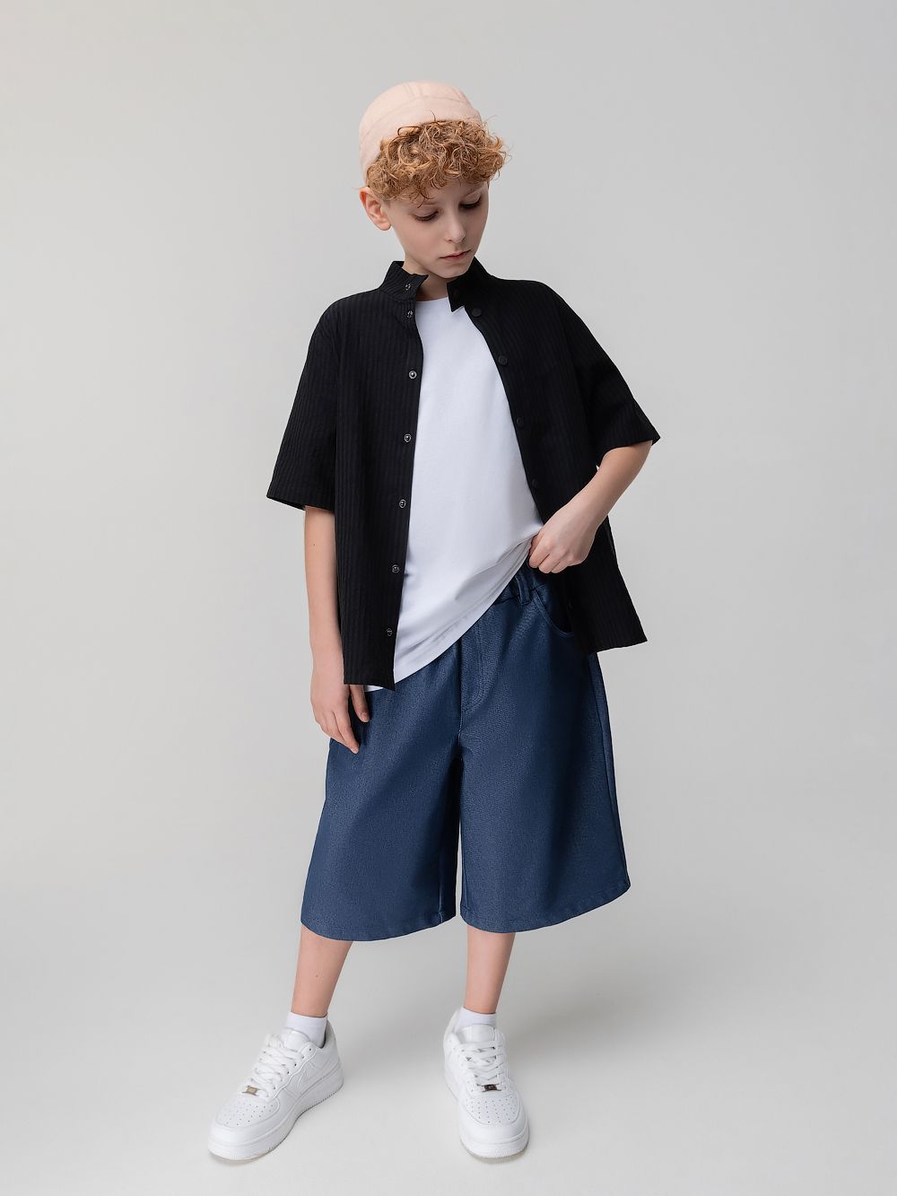 Шорты джинсовые - фото 1