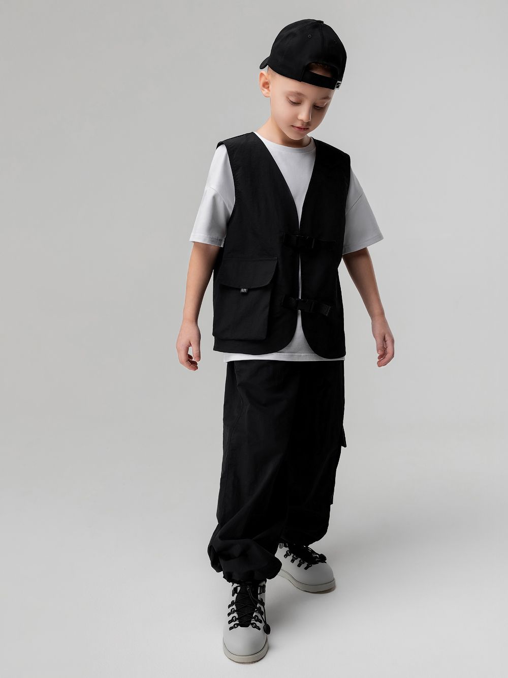 Костюм с жилетом на застежке - фото 3