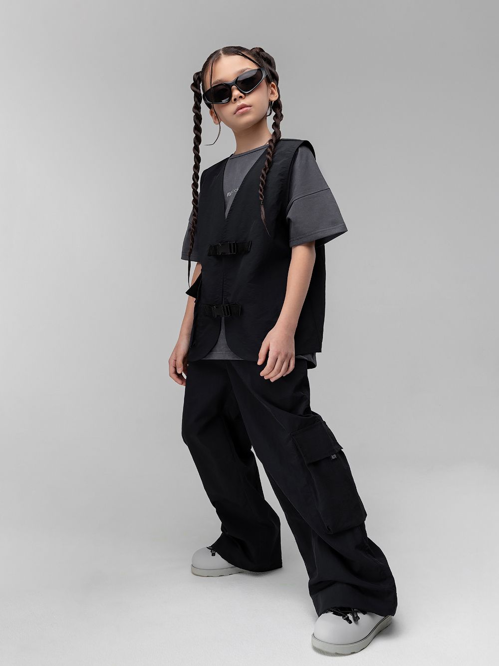 Костюм с жилетом на застежке - фото 2