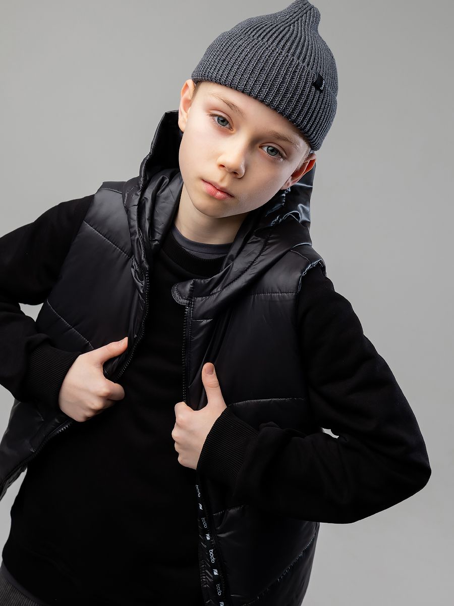 Жилет с капюшоном - фото 1