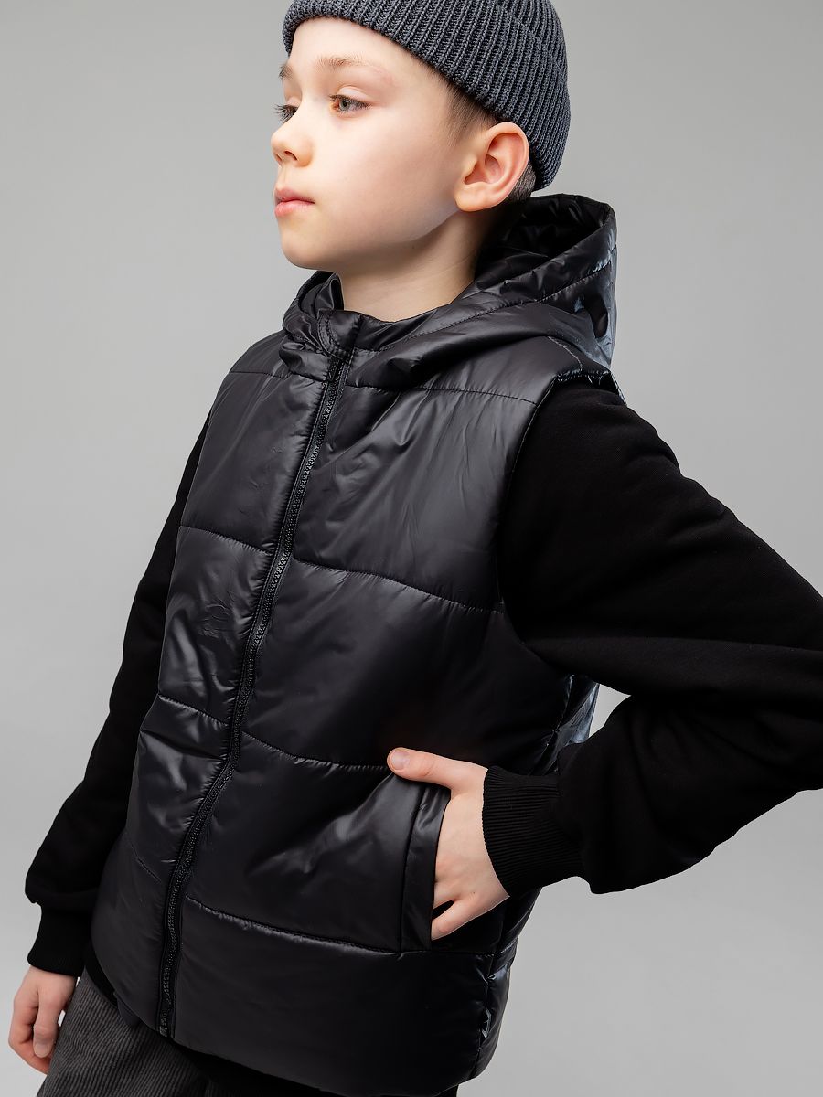 Жилет с капюшоном - фото 3