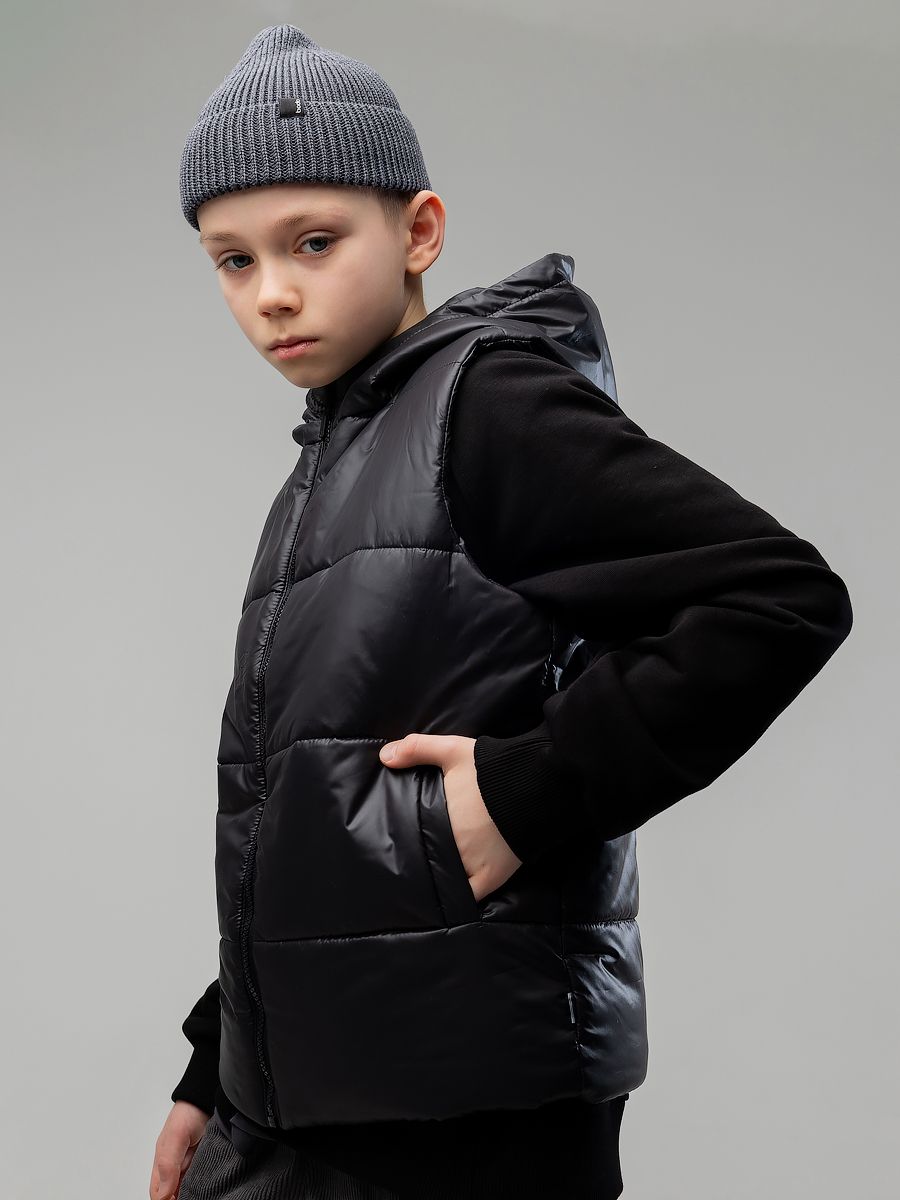 Жилет с капюшоном - фото 5