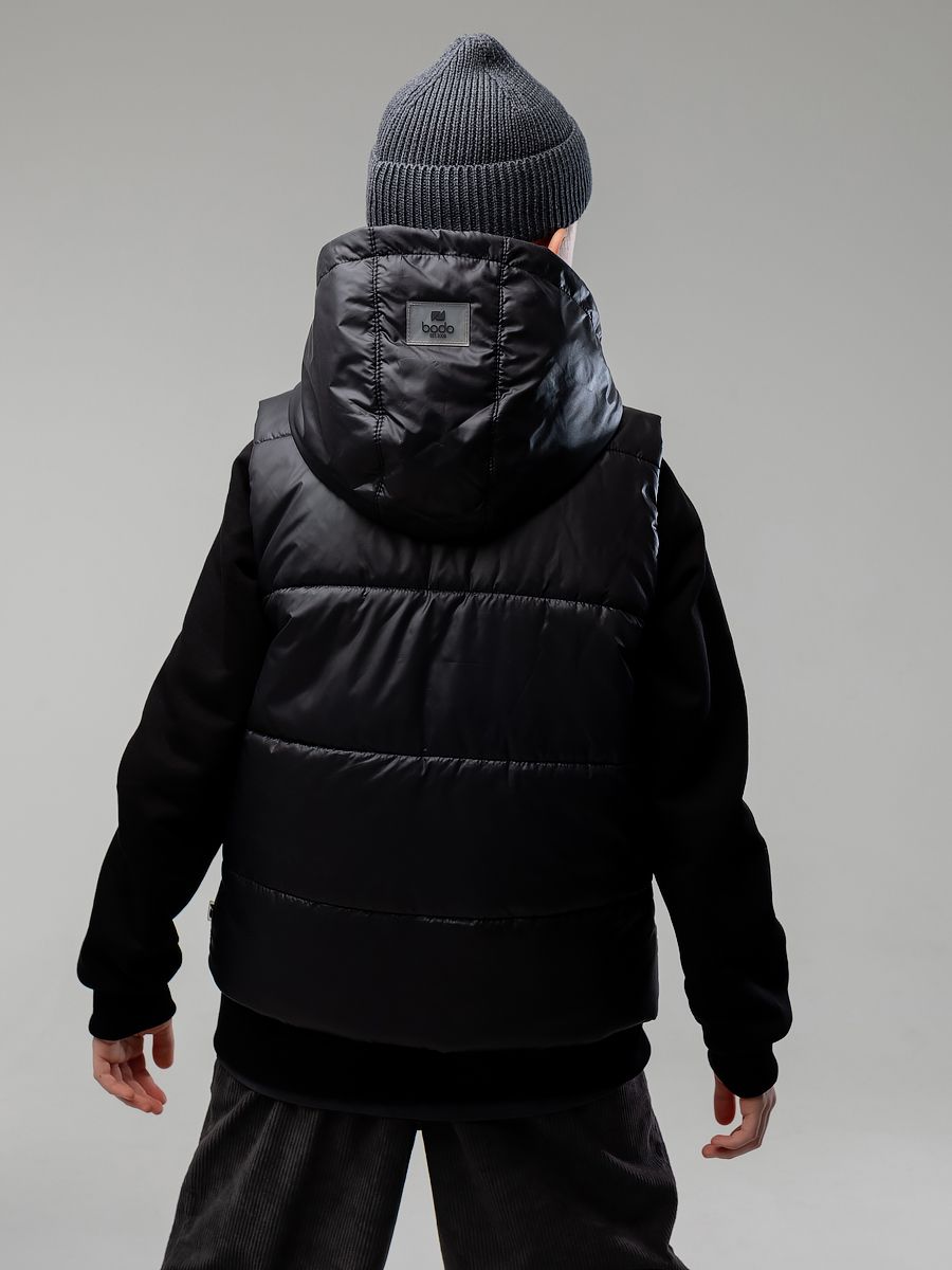 Жилет с капюшоном - фото 6