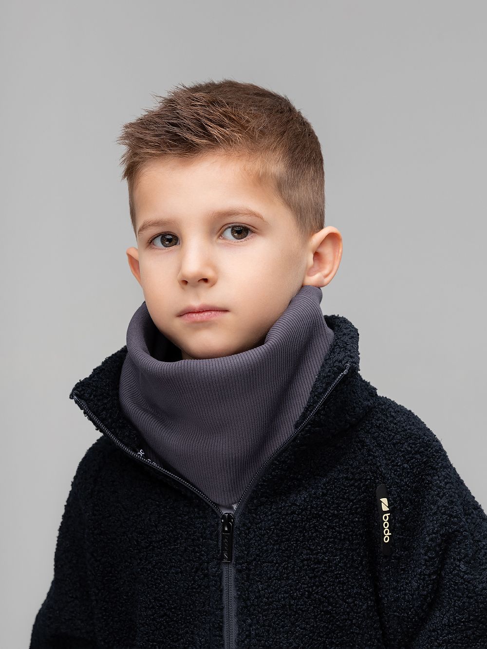 Шарф (Снуд) в рубчик - фото 3