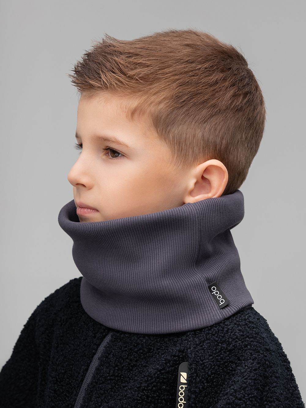 Шарф (Снуд) в рубчик - фото 5