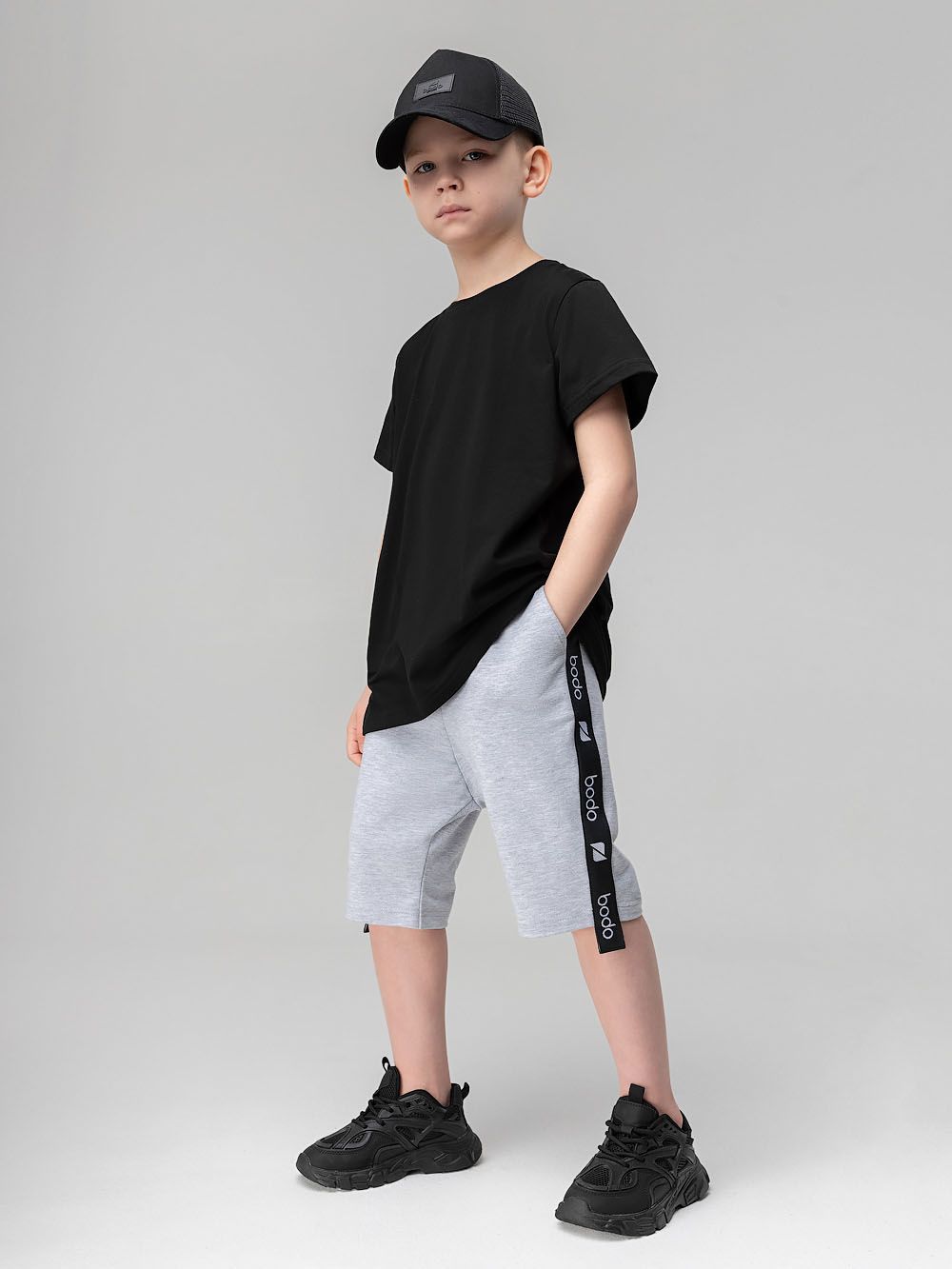 Шорты с брендированной лентой - фото 2