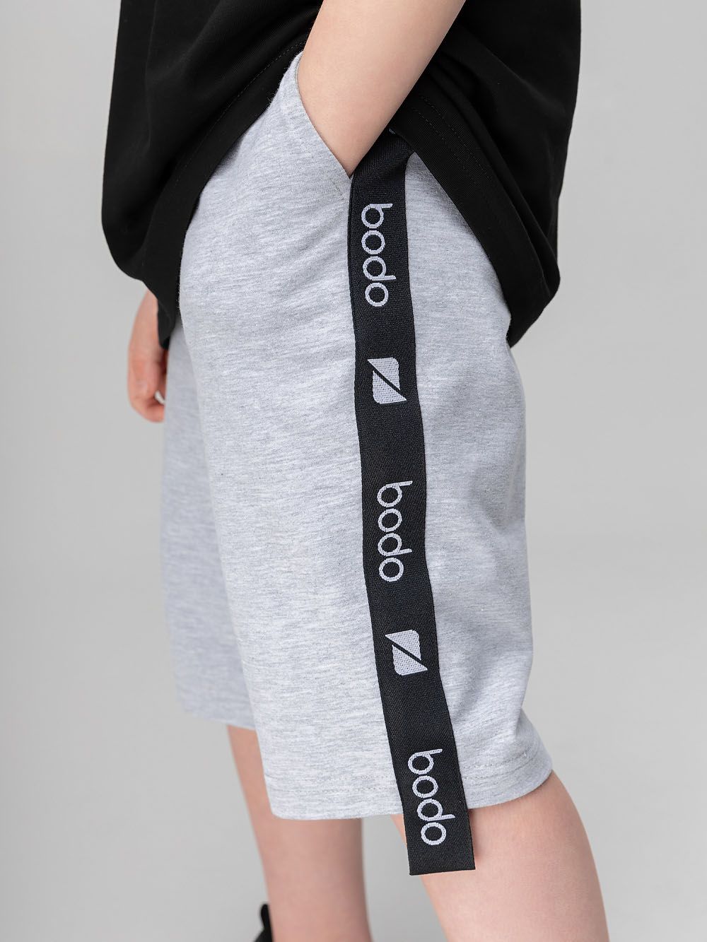 Шорты с брендированной лентой - фото 4