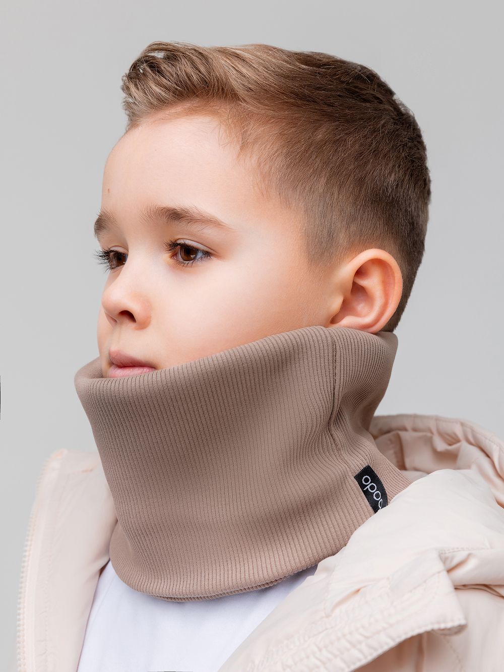 Шарф (Снуд) в рубчик - фото 3