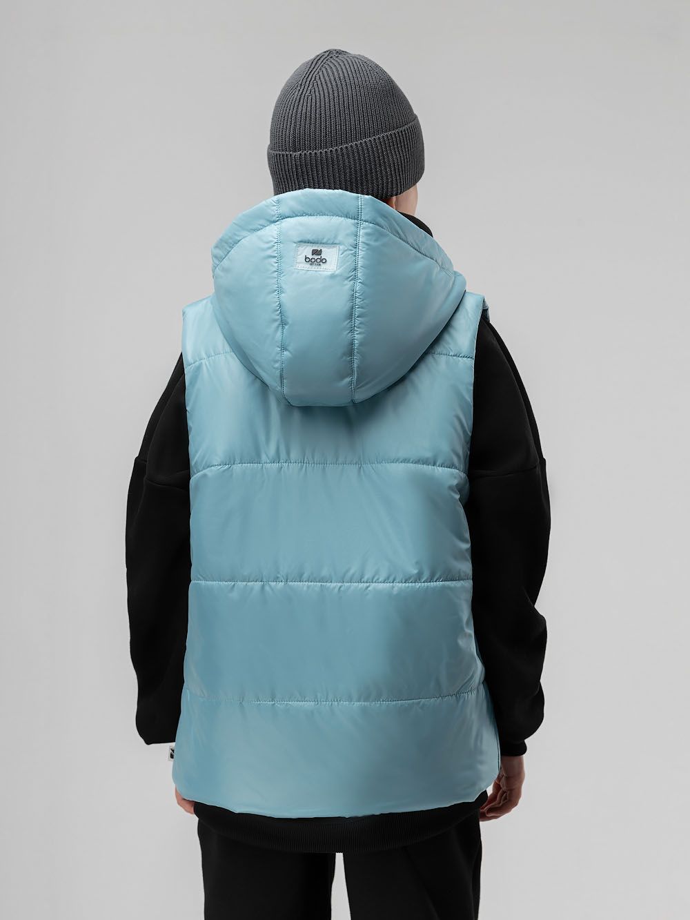 Жилет с капюшоном - фото 8