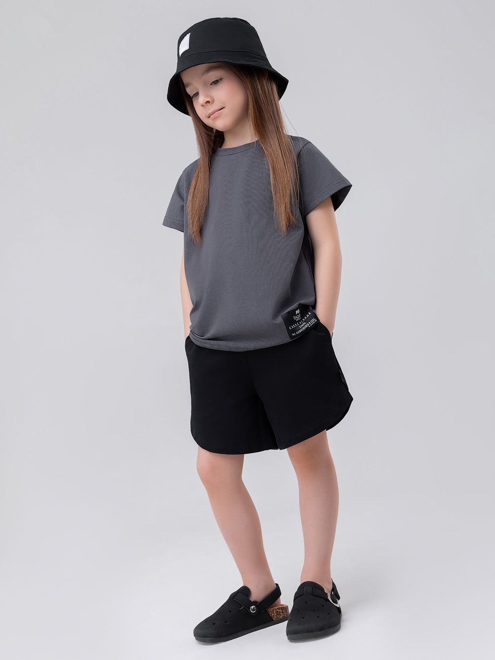 Шорты с фигурным краем - фото 1