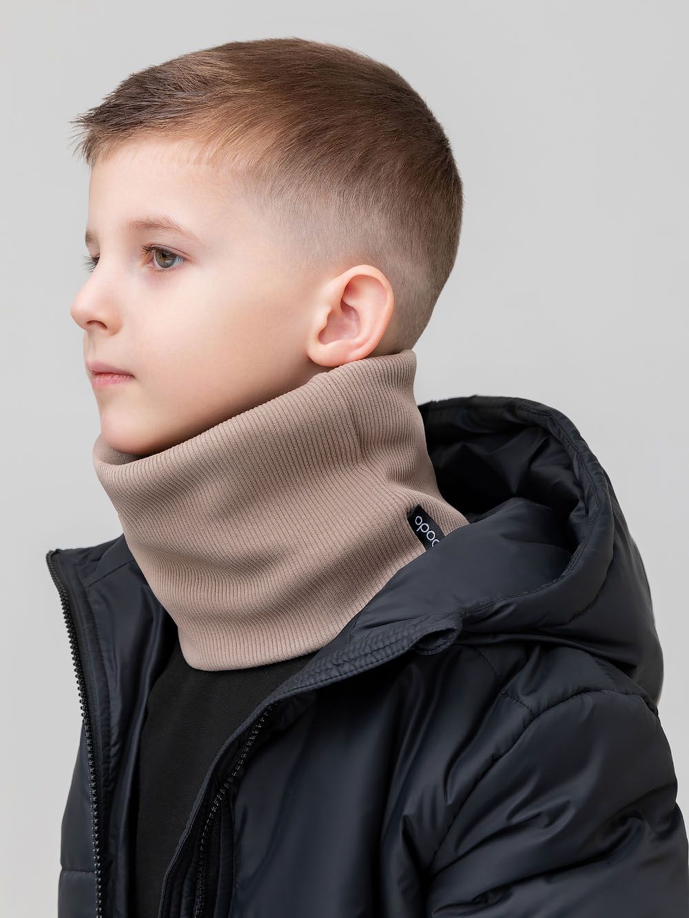 Шарф (Снуд) в рубчик - фото 2