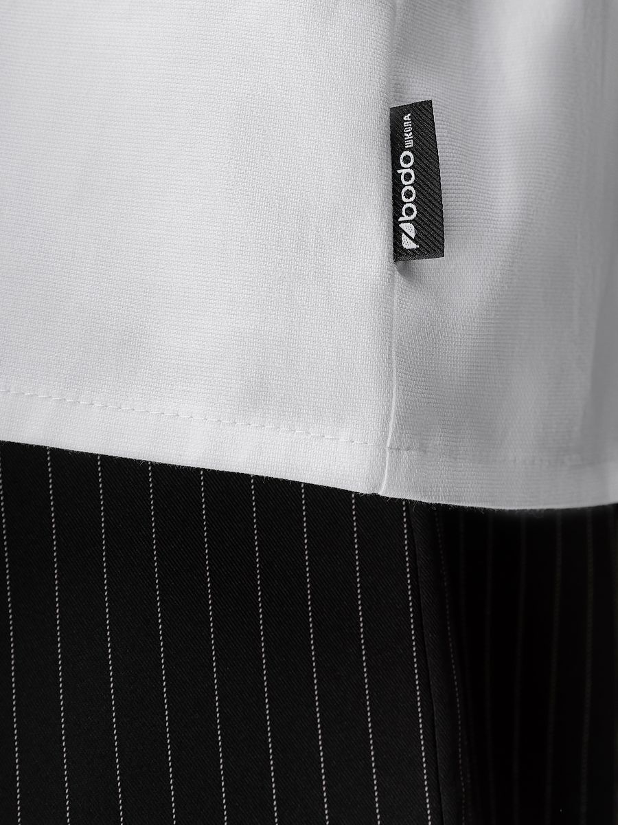 Рубашка с атласным кантом - фото 6