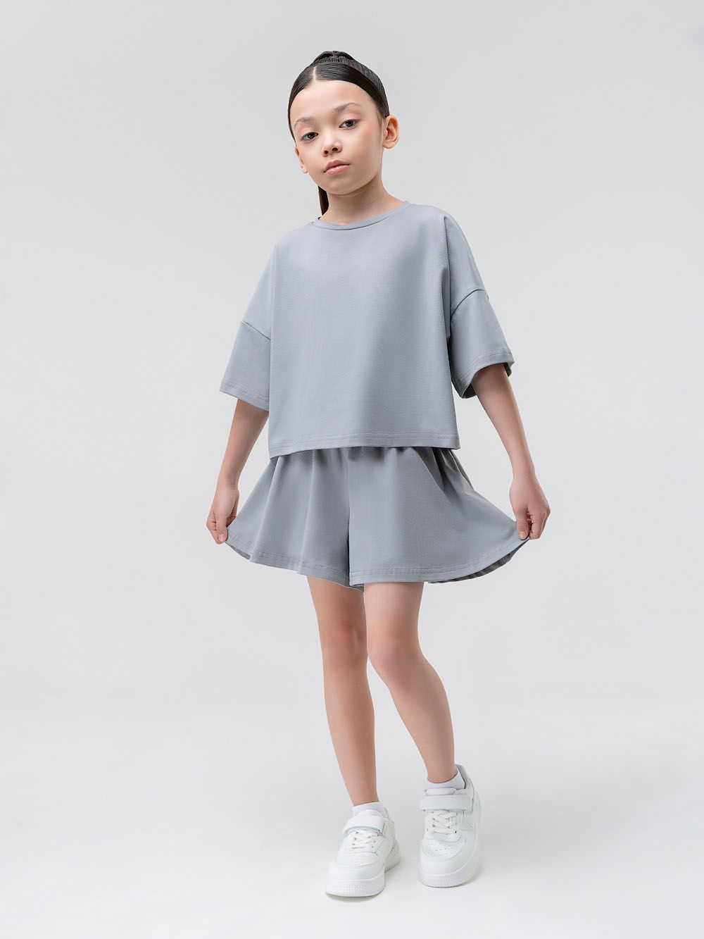 Костюм с юбкой - шортами - фото 1