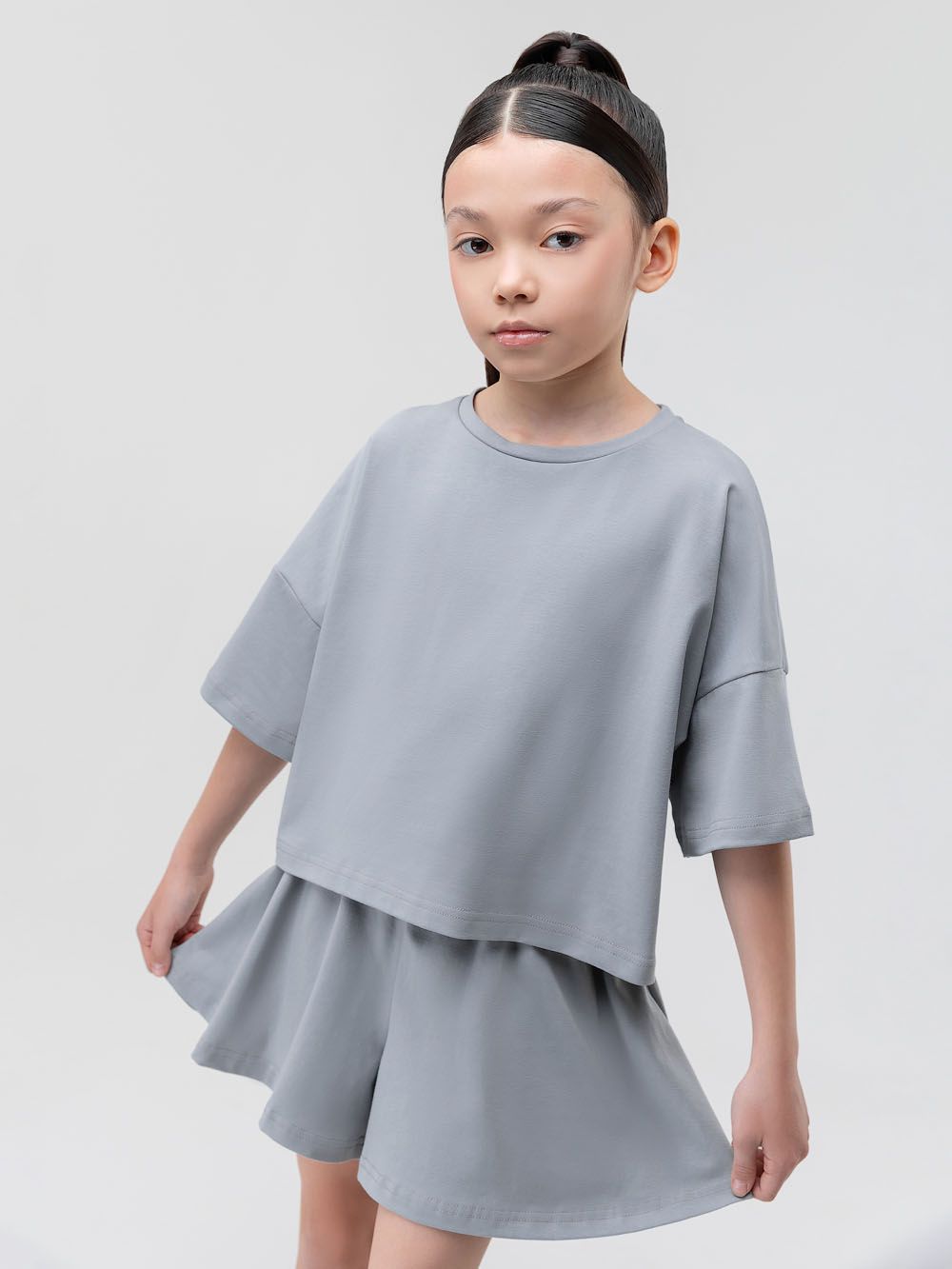 Костюм с юбкой - шортами - фото 2