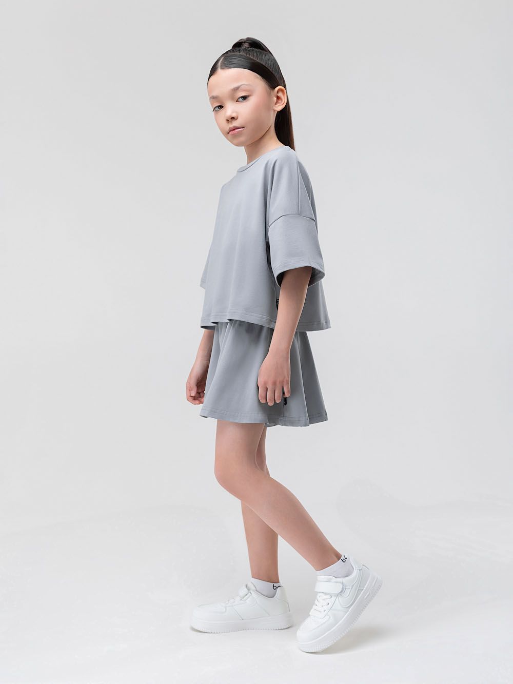 Костюм с юбкой - шортами - фото 5