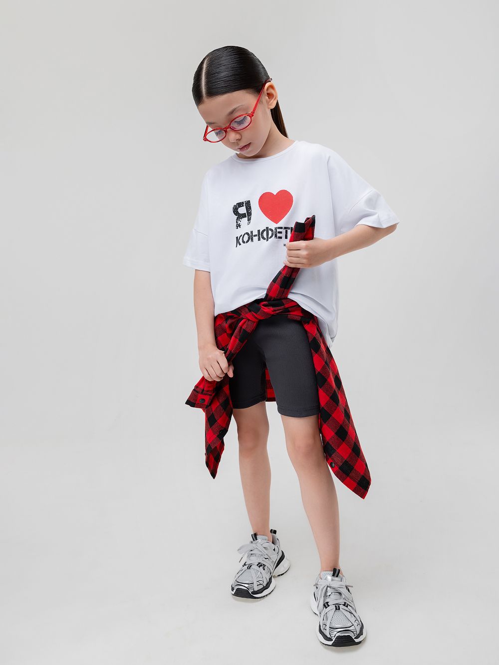 Велосипедки в рубчик - фото 1