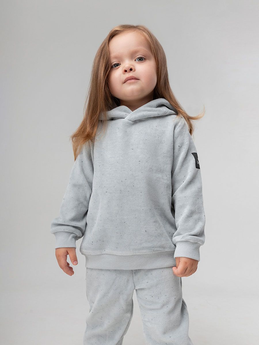 Костюм с капюшоном велюровый - фото 4