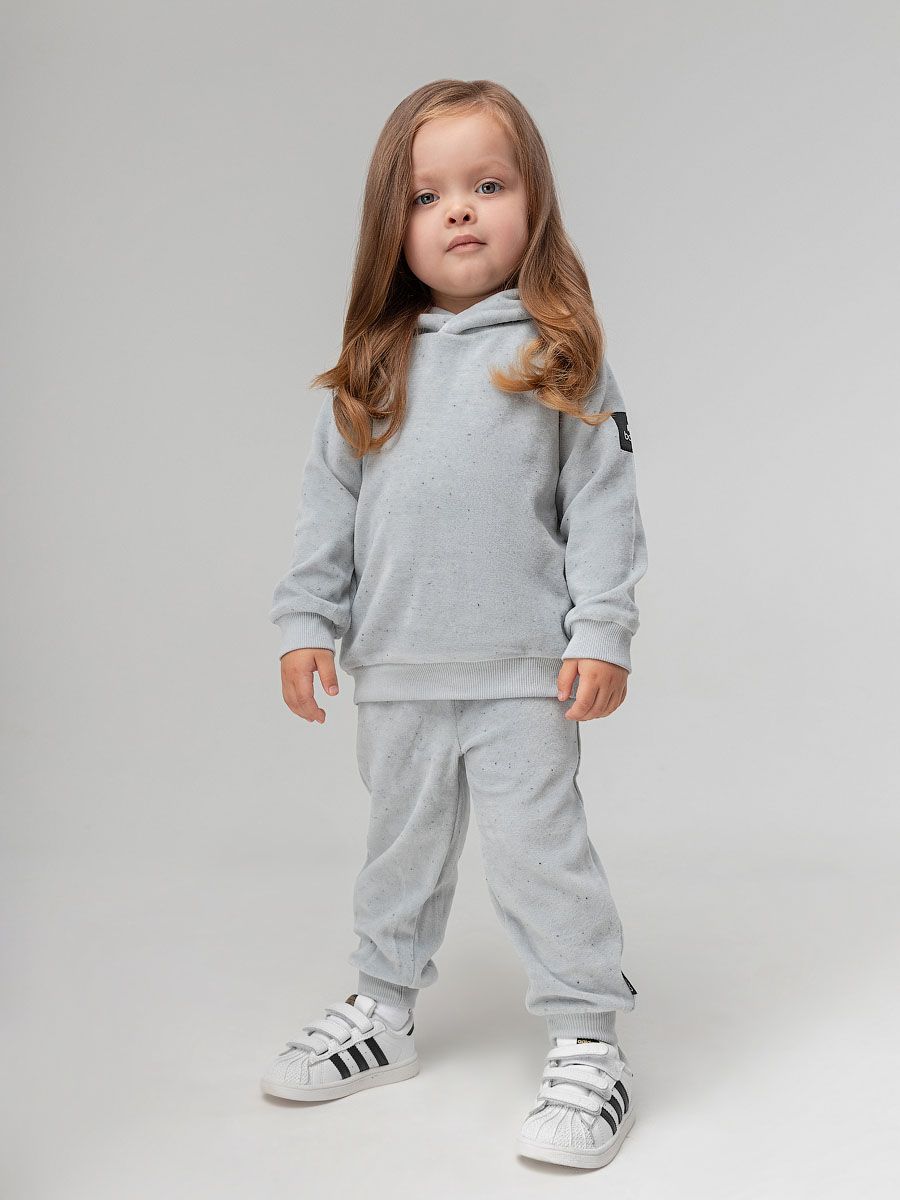 Костюм с капюшоном велюровый - фото 2