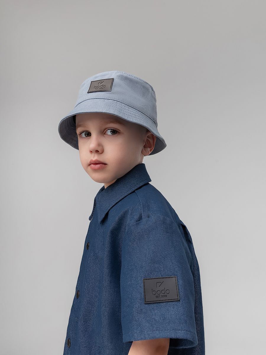 Костюм джинсовый с шортами - фото 11