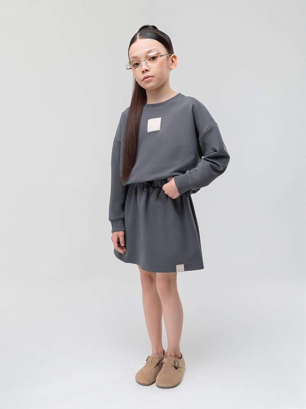 Костюм с юбкой - фото 2