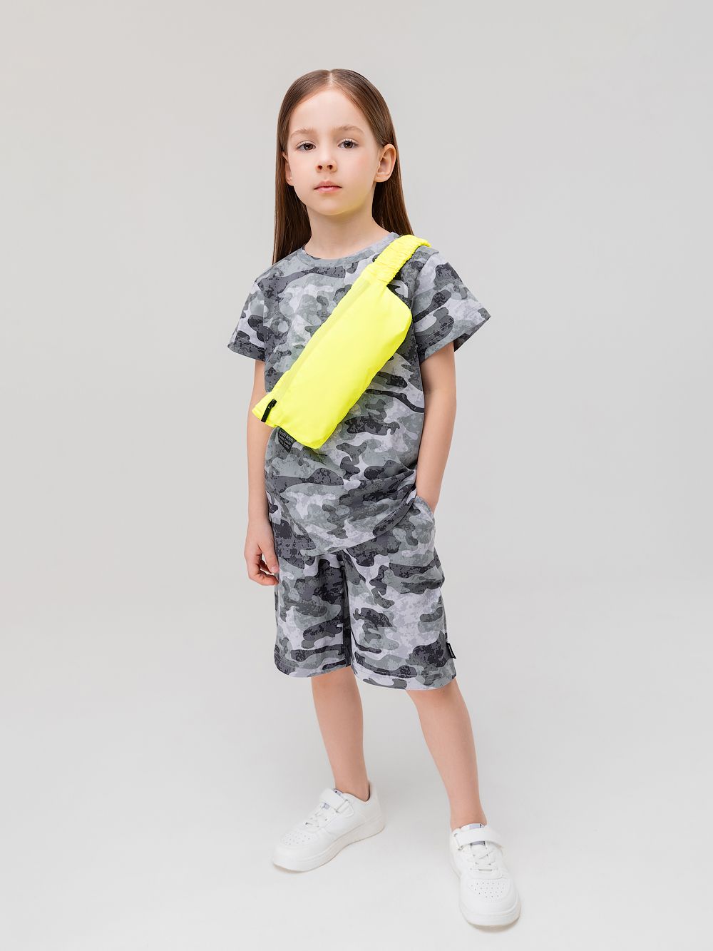 Костюм свободный с шортами - фото 2