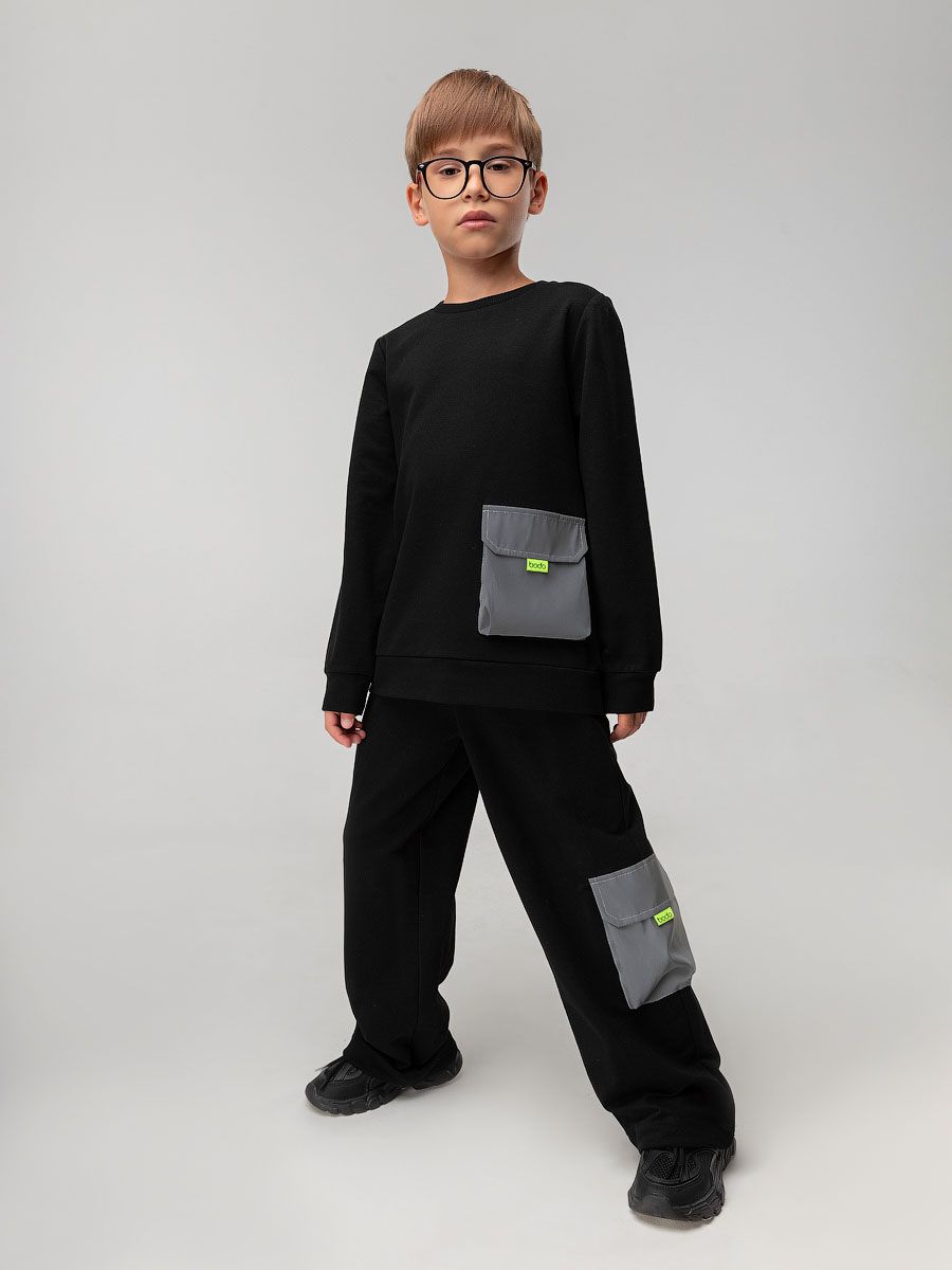 Свитшот со светооражающим карманом - фото 9