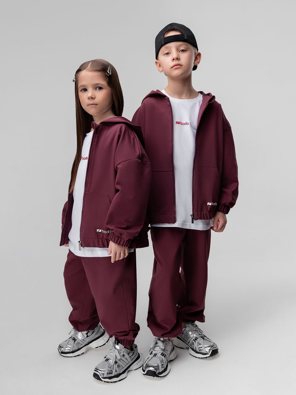 Костюм с толстовкой на молнии - фото 1