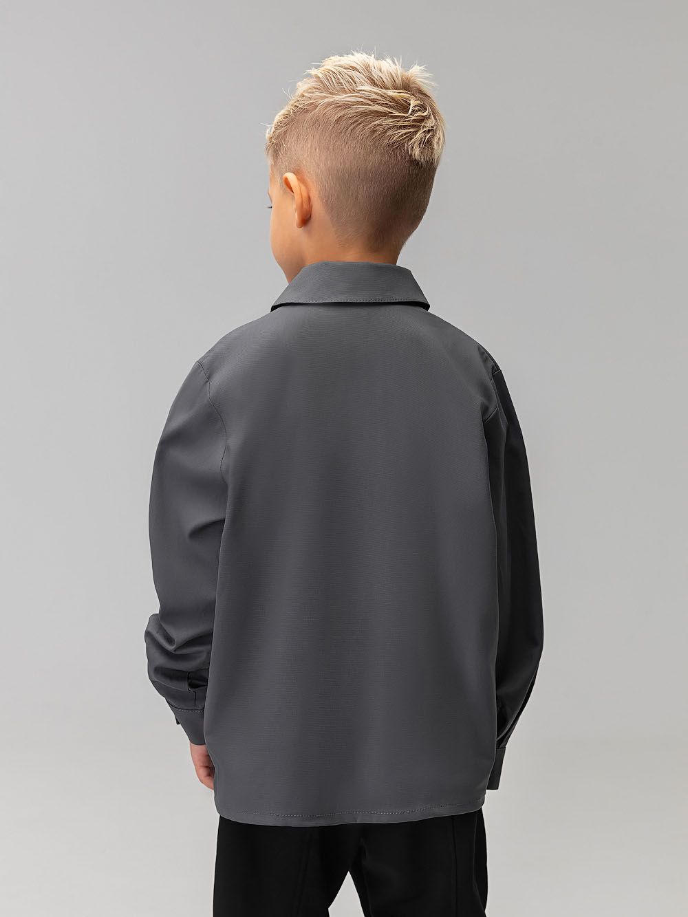 Рубашка - анорак на кнопках - фото 7