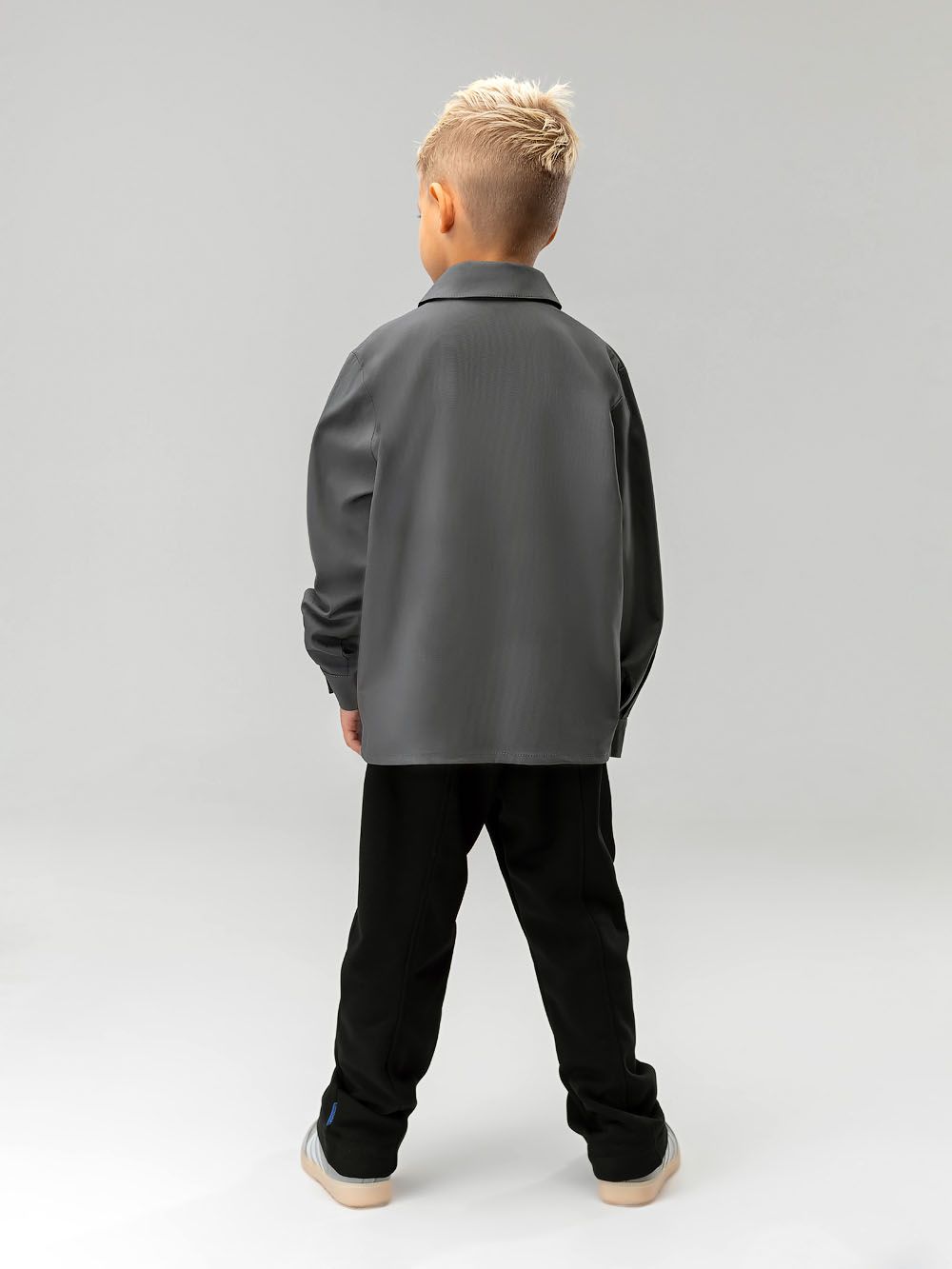 Рубашка - анорак на кнопках - фото 8