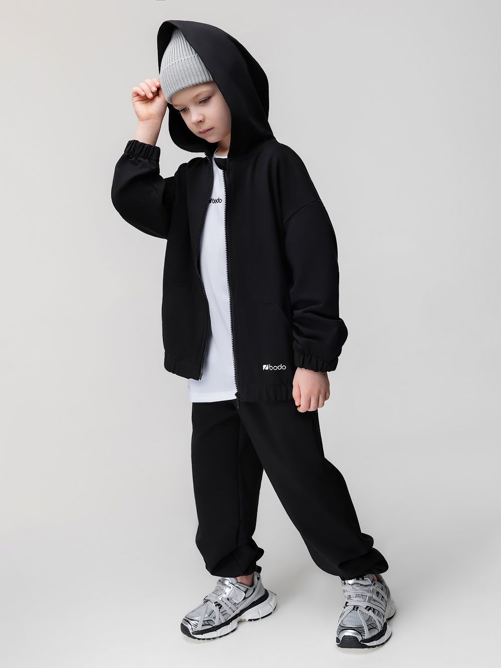 Костюм с толстовкой на молнии - фото 7