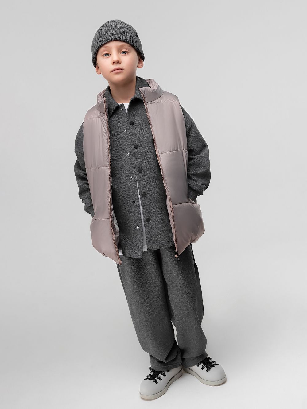 Жилет дутый утеплённый - фото 3