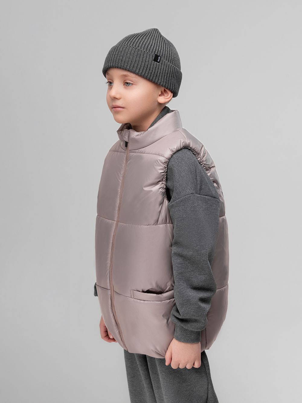 Жилет дутый утеплённый - фото 5