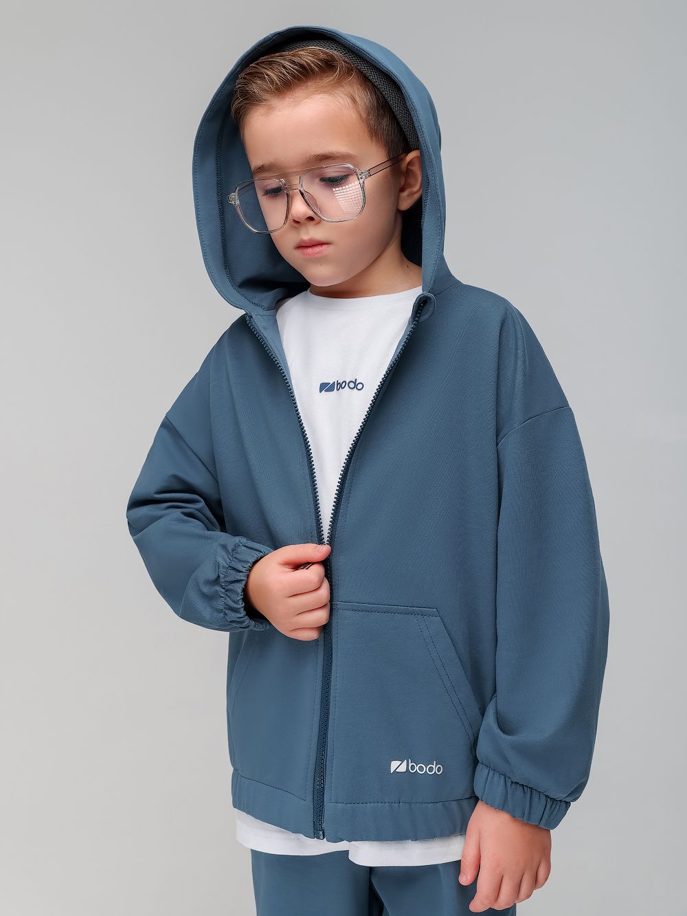 Костюм с толстовкой на молнии - фото 4