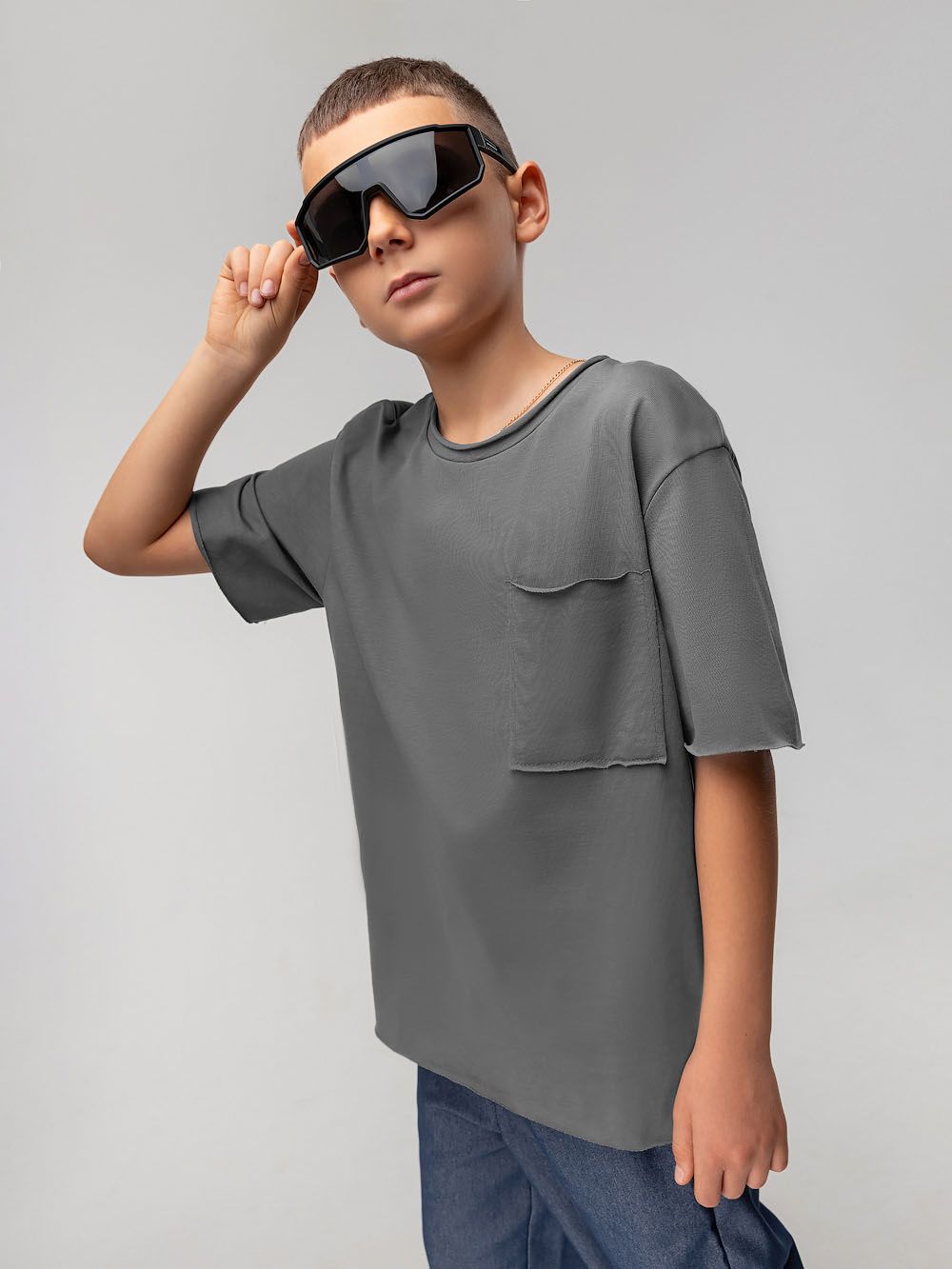 Футболка с необработанными краями - фото 5