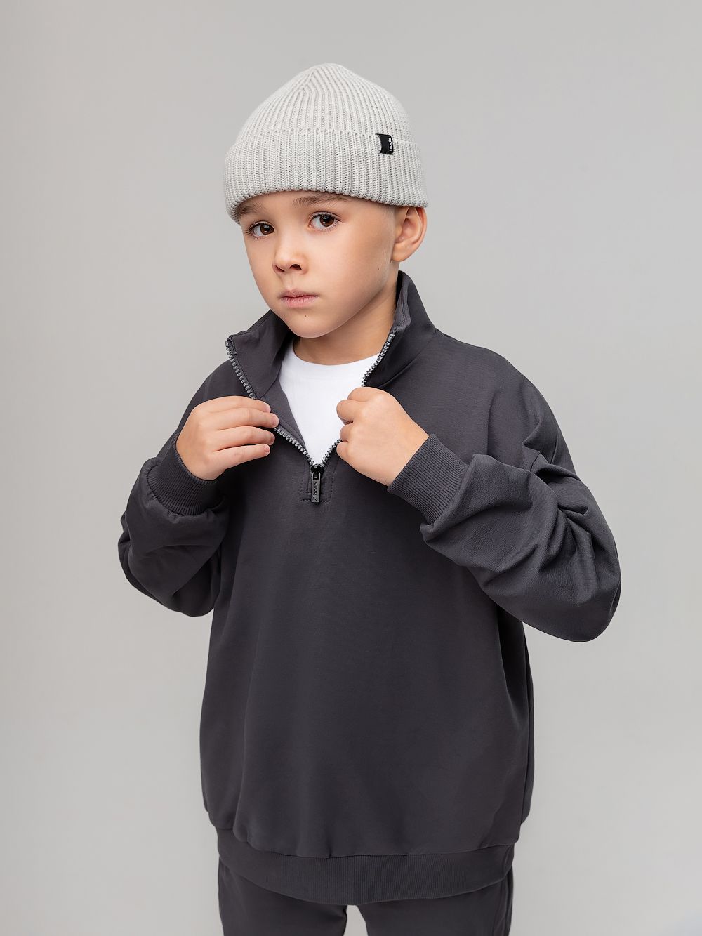 Костюм с толстовкой на короткой молнии - фото 2