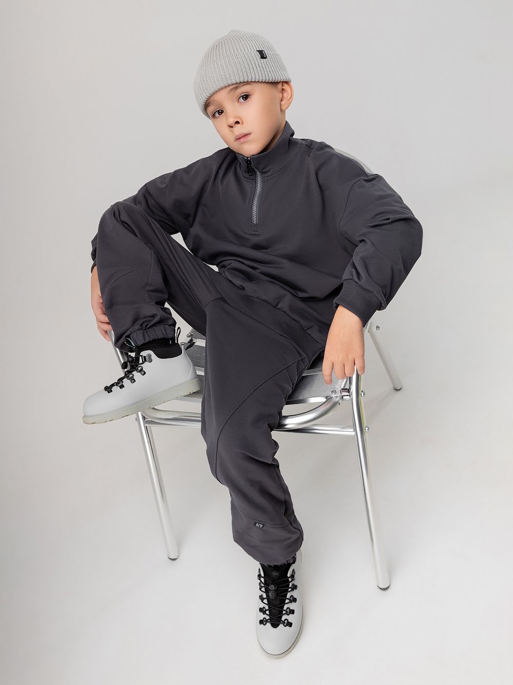 Костюм с толстовкой на короткой молнии - фото 1