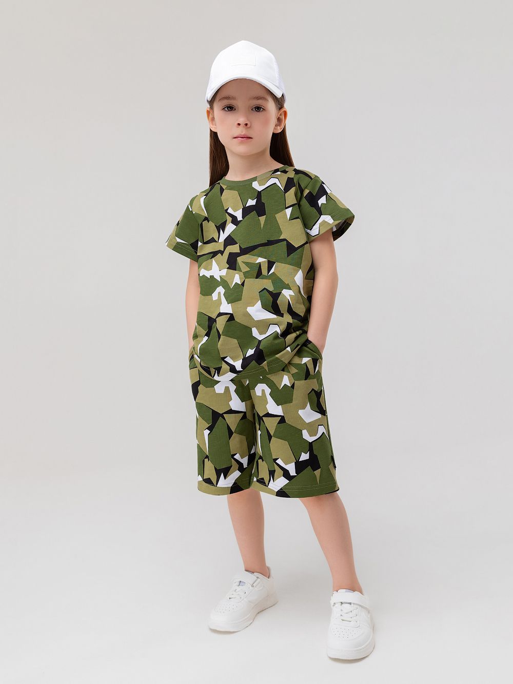 Костюм свободный с шортами - фото 2