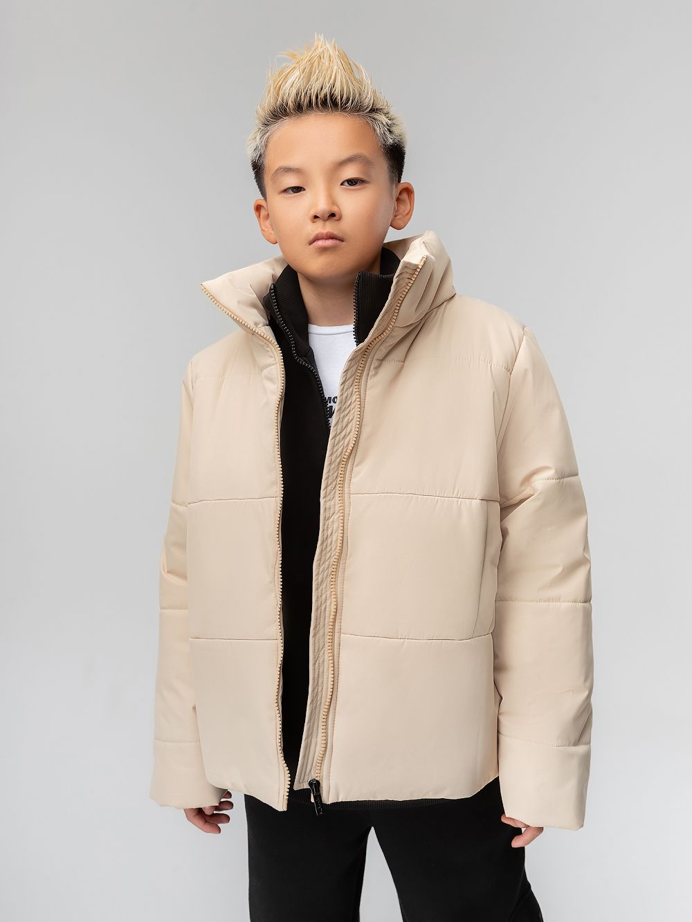 Куртка с воротником стойкой - фото 2