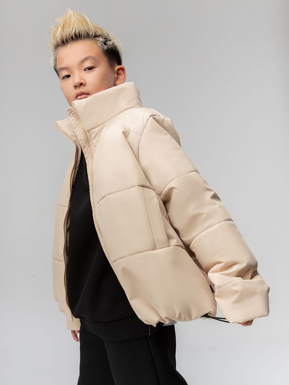 Куртка с воротником стойкой - фото 8