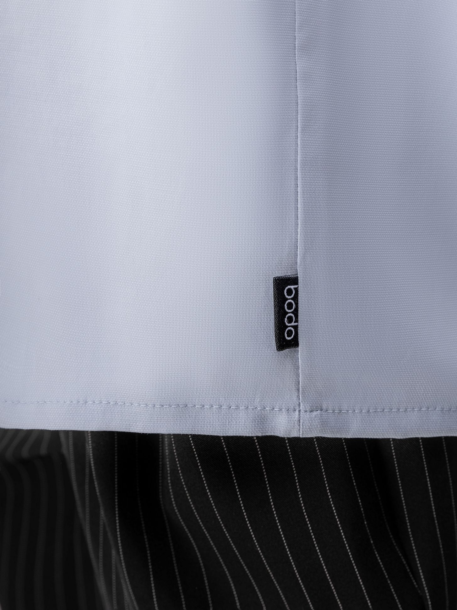 Рубашка с воротником стойкой - фото 7